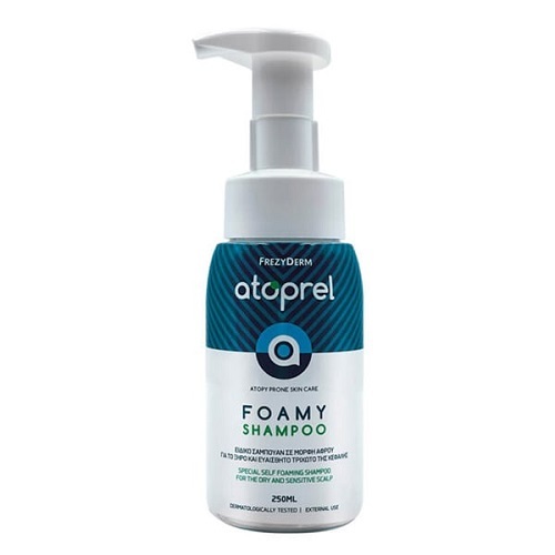 Frezyderm Atoprel Foamy Shampoo Ειδικό Σαμπουάν σε Μορφή Αφρού για το Ξηρό και Ευαίσθητο Τριχωτό της Κεφαλής, 250ml
